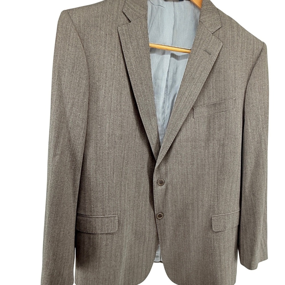 Brooks Brothers Explorer Regent‎ Fit Wool Blend Blazer  48 RG Brown Herringbone